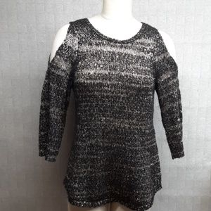 Chico's Cold Shoulder Sweater